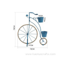 Creative iron art bicycle model decoration gardening